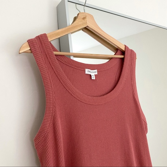 Prologue Women’s Mauve Ribbed Razorback Tank 2X - Picture 3 of 4
